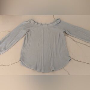 XS Abercrombie and Fitch waffle knit long sleeve Top